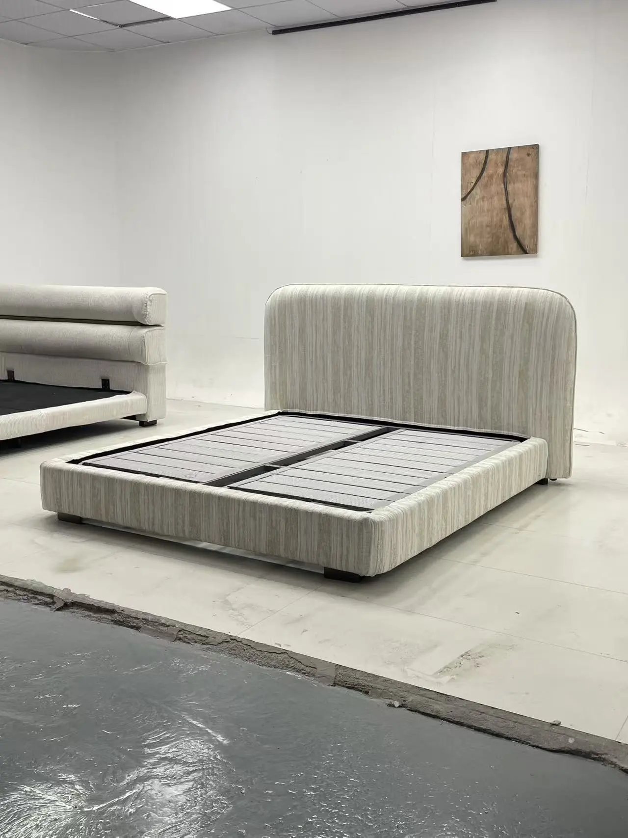 3615#条纹床 - 维托家具